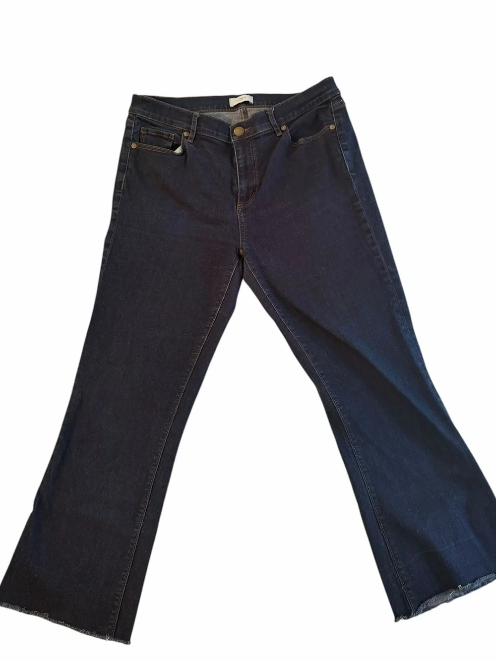 LOFT outlet Women's Dark Blue Bootcut Jeans - Picture 3 of 5
